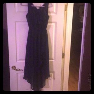 Navy Blue High-Low dress